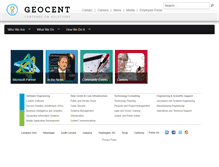 Tablet Screenshot of geocent.com